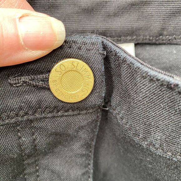 Set of 2 Chicos So Slimming Smooth Girlfriend Jean Chino Pants Size 1 Short / 8P - Picture 6 of 12